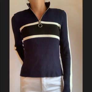 Quarter zip sweater